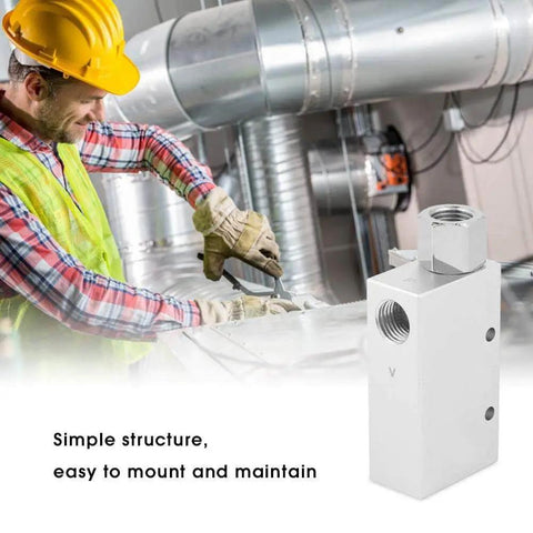 Rock-Solid Vacuum Venturi Generator With 1.5 Mm Nozzle And 1/4 Inch PT Female Thread in industrial setting.