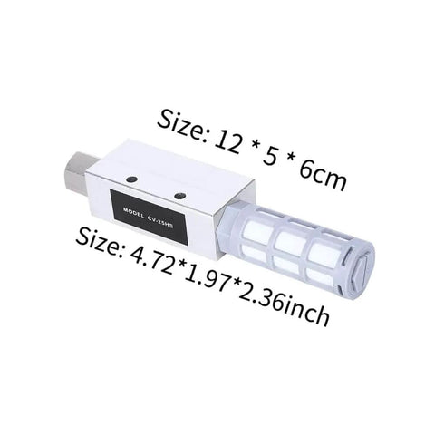 Go-To Pneumatic Vacuum Generator With Silencer And Exhaust Ejector, 1-6 Bar Working Pressure, -92 kPa, 2.5mm Nozzle, CV Series