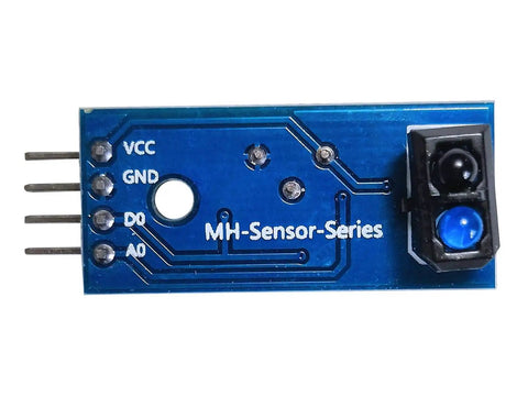Infrared Reflective Photoelectric Sensor Switch Module 3.3V To 5V with TCRT5000, DIY Robotics, PCB view