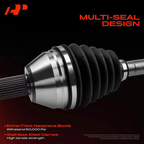 Front Left CV Axle Shaft Assembly For Jeep Grand Cherokee 2005 To 2010 And Commander 2006 To 2010 4WD Without Limited Slip Differential Replacement