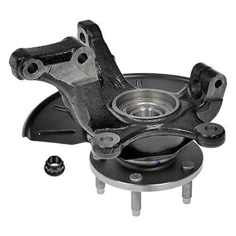 KN798406PR Front Steering Knuckles & Wheel Bearing Hub Assembly 5 Lugs Pair 2 Driver and Passenger Side Replacement for 2005-2012 Ford Escape 2005-2011 Mercury Mariner 2005 Mazda Tribute FWD