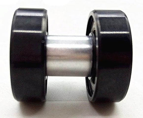 Kit of 8 Stainless Steel Skateboard Bearing - 4 Rigid Spacers