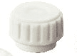 M3 16mm White Dimple Knob Nut Stainless Steel Thread Japan Made
