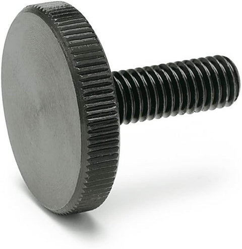M6 30mm Long Knurled Head Steel Thumb Screw