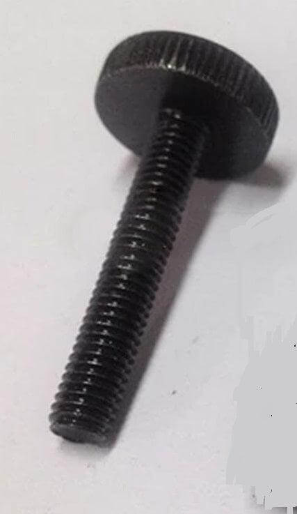 M6 40mm Long Knurled Head Steel Thumb Screw