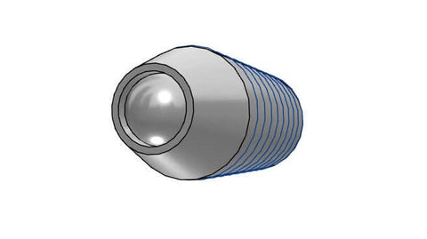 M8 15mm Long Stainless Steel Miniature Spinning Ball Plunger Super heavy load Japan
