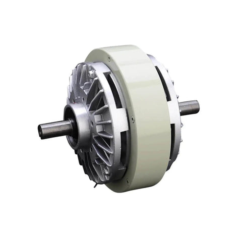 Magnetic Particle Clutch And Powder Brake For Dual Axle Drives, 50 Nm Torque Range, 5 Kg Load Capacity, silver cylindrical unit