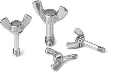 NBK Japan KWBS-21-M5-20-SC Wing Knob - Captive Mechanism