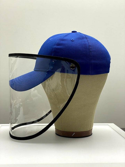 Navy Blue Cap - Anti -Fog Anti-Spittle Full Face Protection