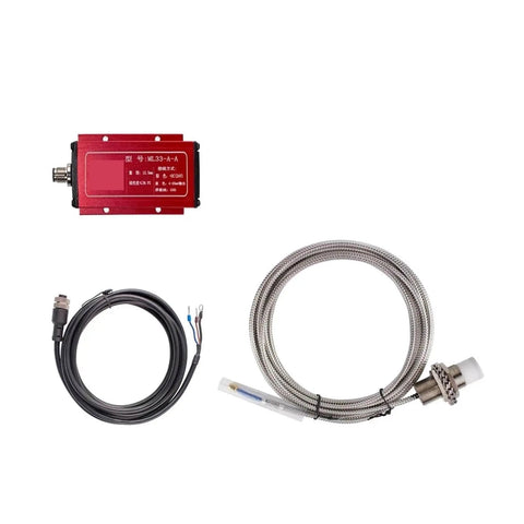 No Touch Eddy Current Displacement Sensor ML33 A Twelve Point Five Millimeter Split Type, stainless steel, cable and coil components