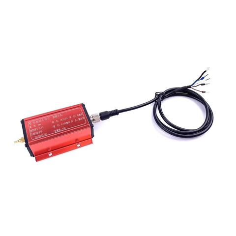 Non-Contact Eddy Current Displacement Sensor 1-50mm Range With 0-10V Output 12V DC Power Stainless Steel Probe