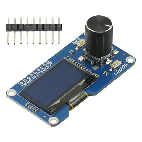 1.3 Inch White OLED Display Screen With EC11 Rotary Encoder Module IIC Interface For DIY Arduino Projects 3.3V module