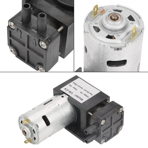 Oil Free 24V Mini Vacuum Pump For Air Water And Gas, Tiny Powerhouse Delivers Up To 85 KPa Vacuum With 40 Liters Per Minute Flow