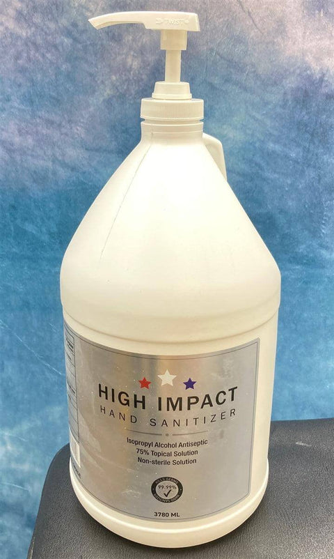 One Gallon Gel Hand Sanitizer : Kills 99.9% of Germs Isoproyl Alcohol 75% Made in USA