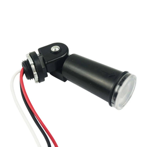 Outdoor Dusk To Dawn Photocell Switch 120V Hard Wired Post Eye Light Control with swivel mount and weatherproof sensor