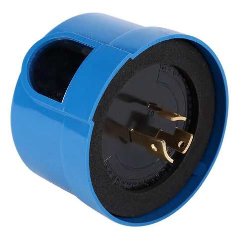 Outdoor Photocell Sensor Automatic Dusk To Dawn Switch For Lighting, blue round plug view, photoelectric control