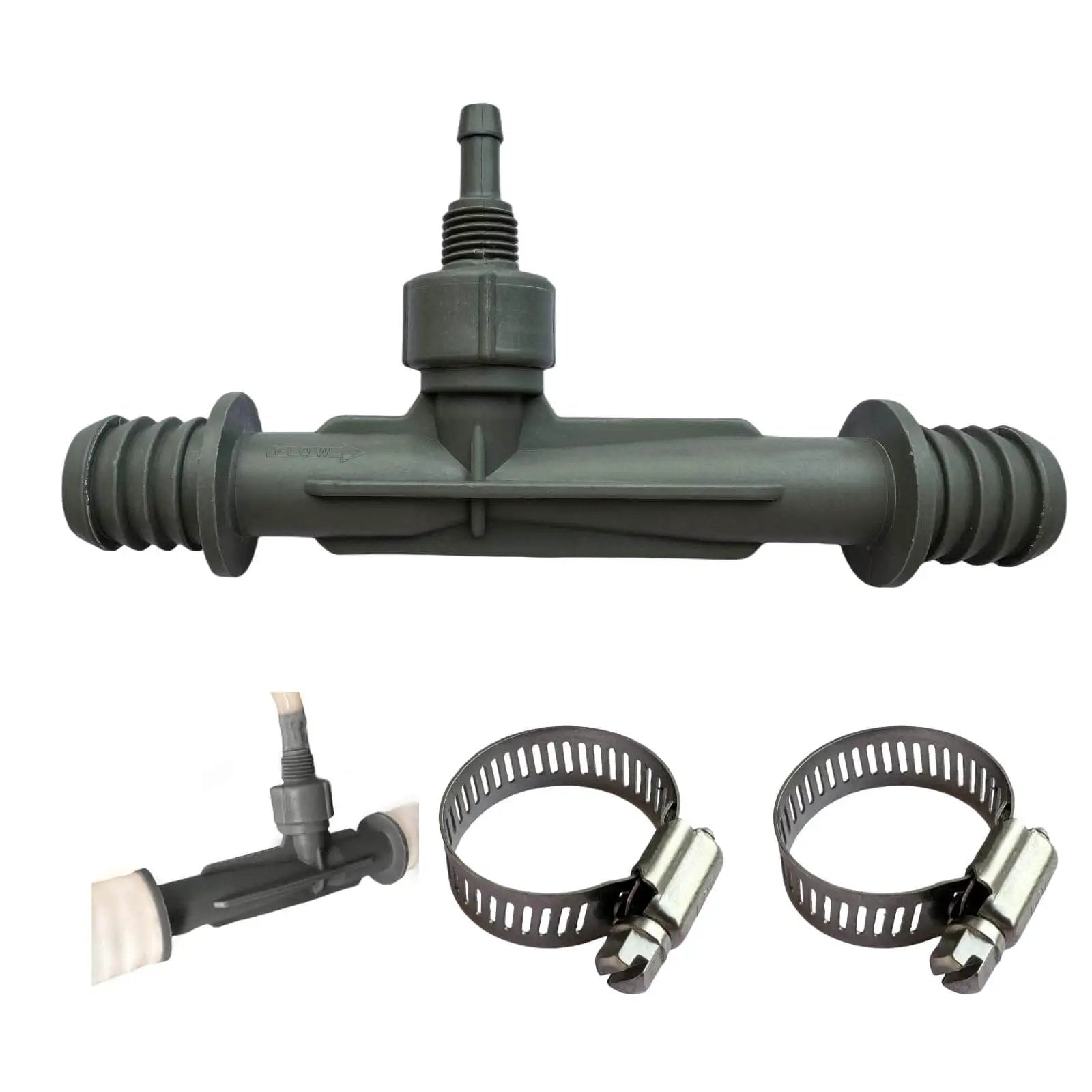 Ozone Venturi Injector Three Quarter Inch Barbed Inlet...