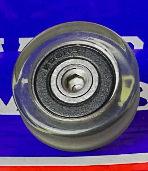 PU20x56x20 C2 L12 Green PU Covered Bearing M10 Stud