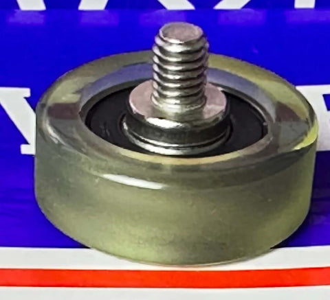PU20x56x20 C2 L12 Green PU Covered Bearing M10 Stud