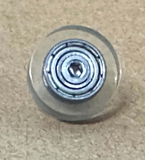 PU3x12x3ZZ GREEN PU Covered Bearing M3 Stud