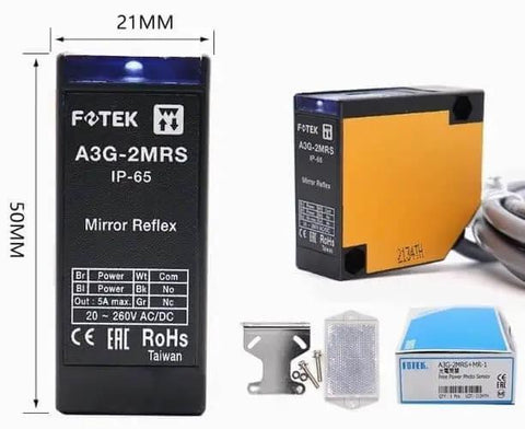 Photoelectric Switch A3R Series Sensor A3G-2MRS Pro-Grade High Precision Optical Interrupter with accessories for automation