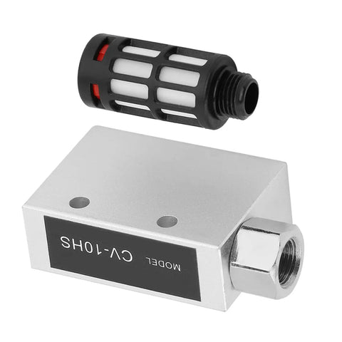 Pneumatic Exhaust Vacuum Generator Ejector With Silencer And Air Venturi For Industrial Use, Compact Aluminum Alloy Construction