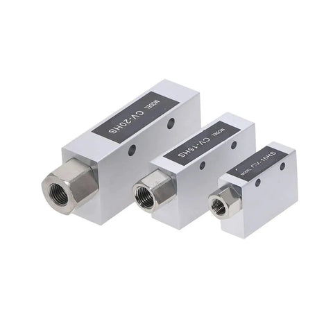 Three Powerful Pneumatic Vacuum Ejector Generator For Industrial Automation CV20 Series units shown side by side.