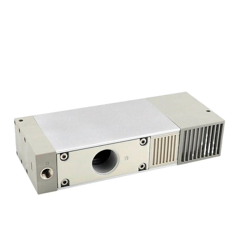 Pneumatic Heavy Duty Large Flow Vacuum Generator ZL112 ZL212 With High Suction Capacity Large Vacuum Pump, side view, model ZL212 D