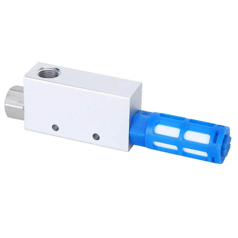 Pro Grade Pneumatic Vacuum Generator Pump With Muffler, Aluminum Alloy Ejector, RP Quarter Inch Thread, 1.5mm Nozzle