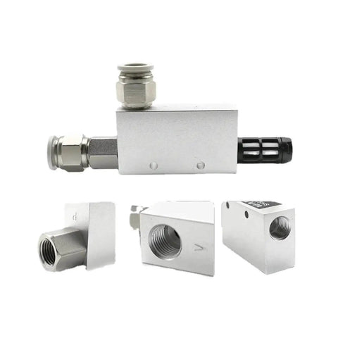 Industrial Vacuum Generator With Air Exhaust Ejector For Pneumatic Negative Control Valve In Automation Systems CV10HS