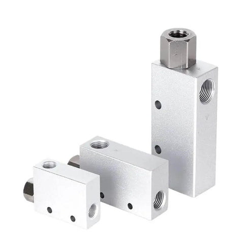 Rugged Heavy Duty Pneumatic Vacuum Generator CV-10HS Series 8mm Negative Venturi Air Ejector; metal blocks with 8mm ports