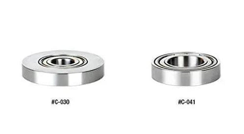 Ball Bearing Rub Collar 2.031 In O D By 7/16 In Height For 3/4 In Spindle, Pro Grade Compatibility With 1/2, 3/4 And 1-1/4 Inch Router Spindles pair