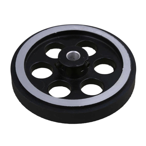 Rotary Encoder Wheel 200mm Circumference 6mm Inner Diameter Pro Grade Aluminum and Rubber Construction 2 Pack.