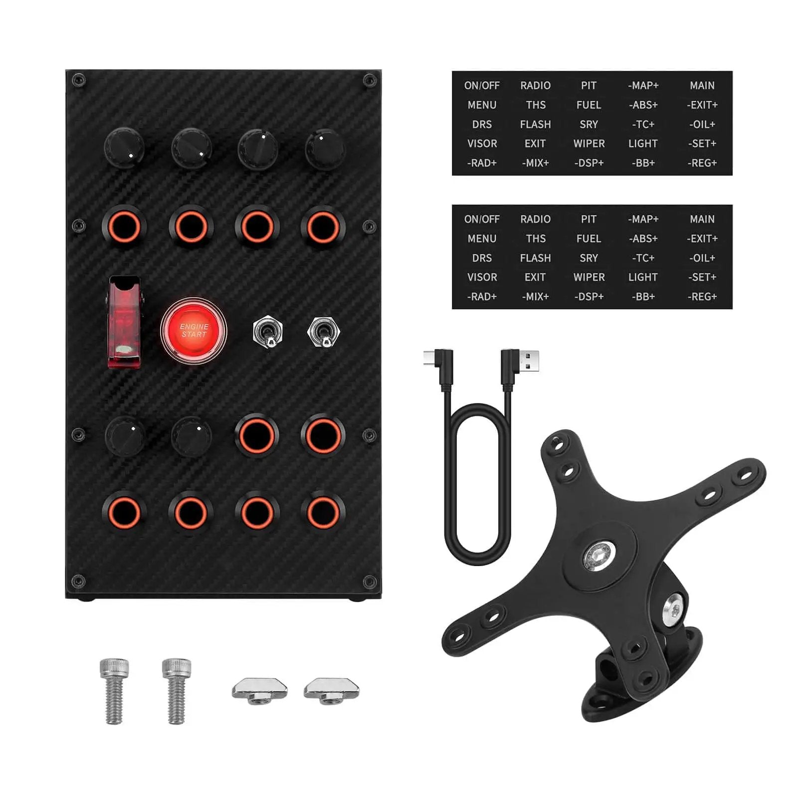 Programmable Sim Racing Button Box With Rotary Encoder...