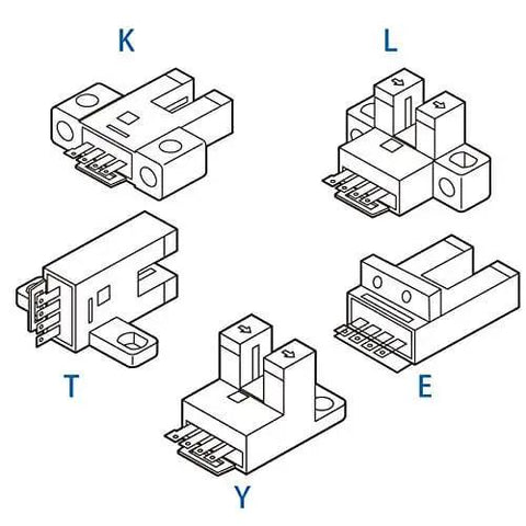 Diagram of Slot Reflective Photoelectric Sensor Switch 940nm Infrared Module for 5 to 24V DC, showing different component views.