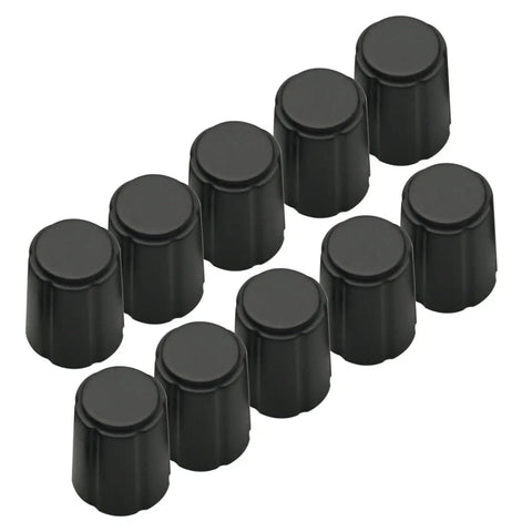 10Pcs Potentiometer Knob Caps For KY 040 360 Degree Rotary Encoder D Type 6mm Half Shaft ABS Black A15