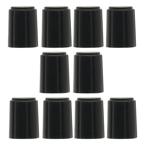 10Pcs Potentiometer Knob Caps For KY 040 360 Degree Rotary Encoder D Type 6mm Half Shaft ABS Black A15 Brick Sensor Switch