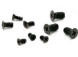 SNZF-M1.7-4-TBZ-NBK 4mm Long Cross Recessed Flat Head Machine Screws for Precision Instruments