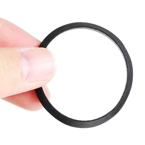 Must Have 12 Pack Silicone Sink Drain Gasket Set With Slip Joint Washers And Seal Rings for 1.5 Inch Drain Pipes, close-up view