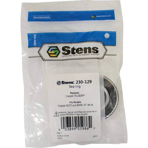 Bottom Bearing For Snowblower Spindle Assembly, Compatible With AYP 917.270722, MTD 491, 831, 832, 930 Series, Snapper 60370, 80499, 54 Decks, SU-9001310-0001 Replacement Part, Beefed Up Black Bearing in packaging.