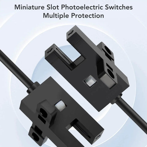 U Type Photoelectric Switch High Accuracy Groove Sensor for Industrial Automation DC5 to 24V Ready 5mm Detection
