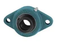 1-1/8 in (28.58 mm) Eccentric Collar 2-Bolt Piloted Locking Wide Ring, visible with mounting holes, for shaft clamping.