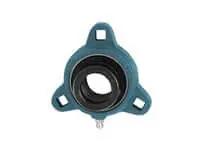 Front view of 1-inch Narrow Eccentric Collar Flange, Single Malleable & Ductile Iron Shaft Adapter for Offset Mounting.