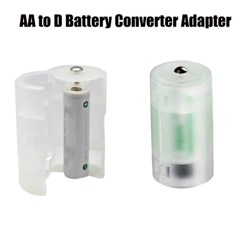 AA to D Battery Converter Adapter from AAA to AA Battery Converter 12 Pack and AA to C and D Adapters 16 Pieces
