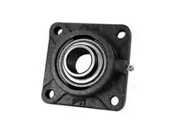 1-3/4 in High-Temperature 450°F 4-Bolt Flange Mounted Sealed Ball Bearing with Cast Iron Housing, front view