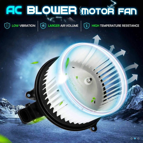 ABS Heater Blower Motor Fan Replacement For Ford Expedition 2009 2017 Ford F 150 2009 2014 Lincoln Navigator 2009 2014 With Auto Climate Control displayed with airflow arrows
