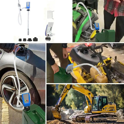 High Efficiency Automatic Oil Suction Pump With ABS Body used for vehicle engine fluid drainage in cars and motorcycles.