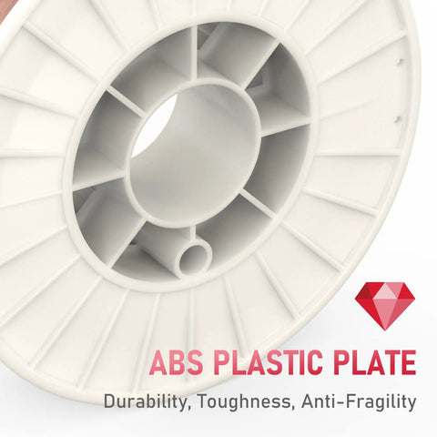 ER70S-6 MIG Wire Solid Carbon Steel.035 Inch 10 Lb Spool showing ABS plastic spool for durability and strength