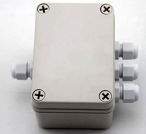 Top view of Universal Waterproof CCTV Camera Enclosure Box With ABS Construction IP66 Weatherproof Junction Box for outdoor use.