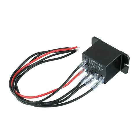 AC 120V Power Relay With 30A SPDT 1NO 1NC Flange Mount 10 Quick Connect Terminals Mini Relay Pack Of 2 120V Coil Works With 120 VAC